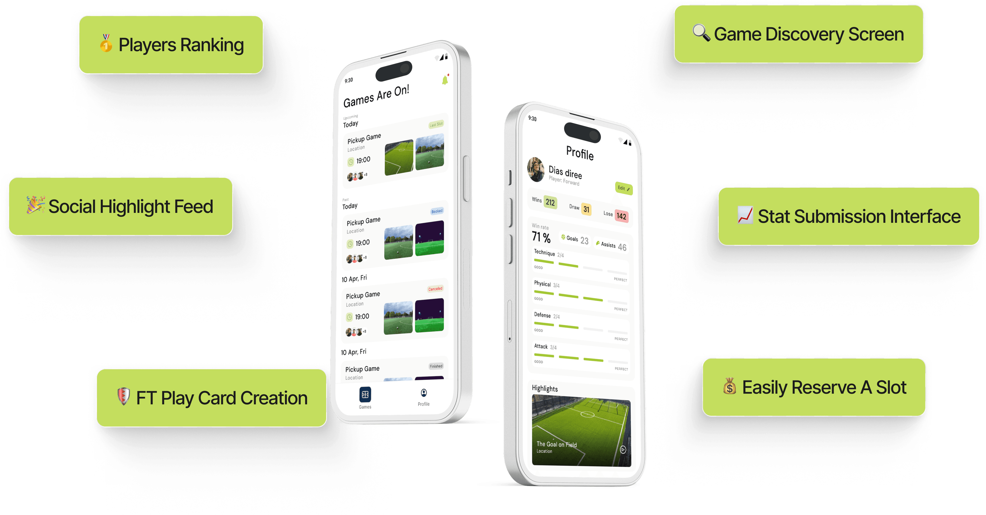 Mobile App with Card