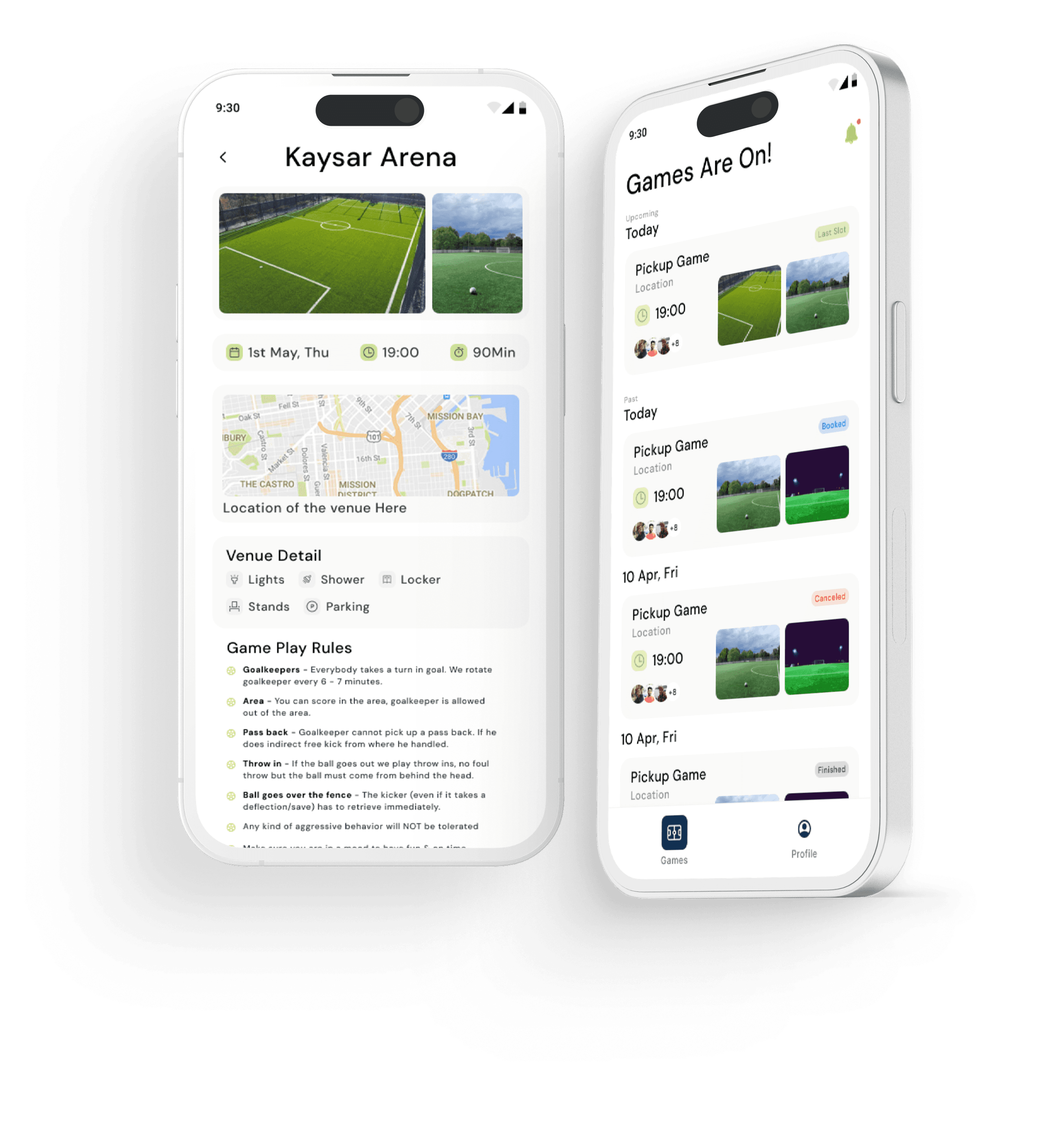 Mobile app screenshot 1